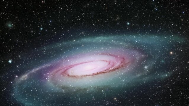 Our Solar System in the Milky Way Space Animation Exploration