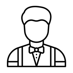 Obraz premium Waiter Icon