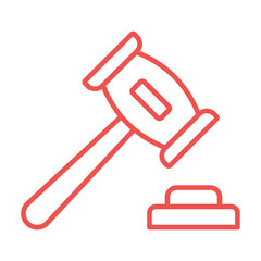 Fototapeta premium Law Icon
