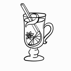 glass of mulled wine