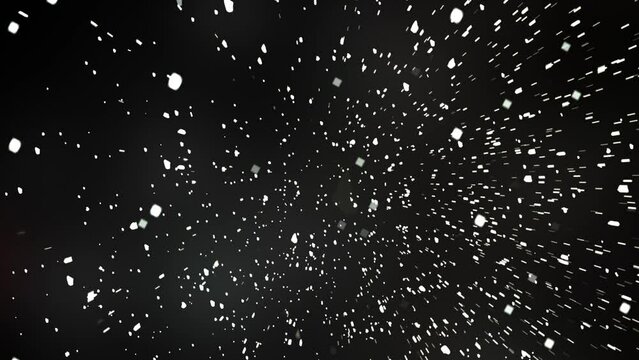 ほこり 雪 降り注ぐパーティクルアニメーション　14