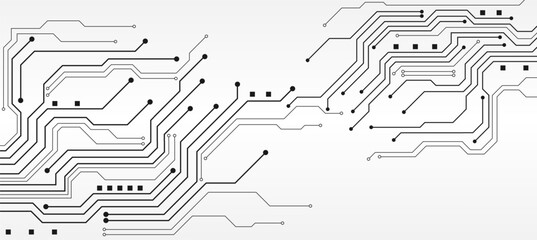 technology background with hi-tech digital data