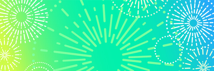 爽やかな夏のイメージのグラデーション背景素材（サマーセールのバナーテンプレート）