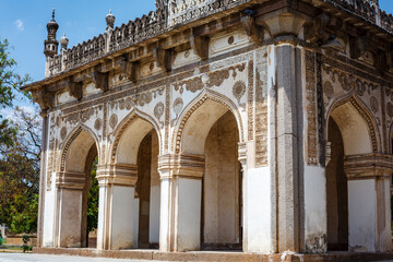 Fototapeta na wymiar Mausoleum of Hakim's, Qutub Shahi Tombs, Hyderabad, Telangana, India, Asia