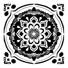 Make A Statement With A Floral Mandala Pattern Vector In Your Home
