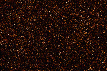 Golden brown galaxy space background.  Starry night sky.  Glowing stars in the night.  New Year, Christmas and all celebration background concepts.