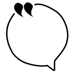 Quote Doodle Icon 