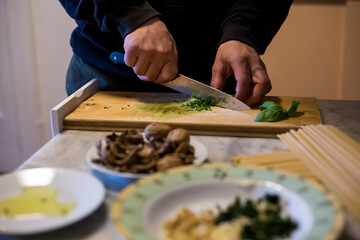 chef preparing food