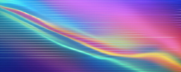 A Multicolored abstract background. AI Generative