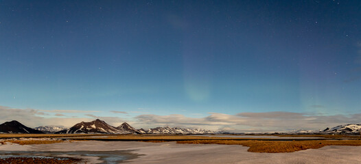 Nothern lights in north east of Iceland.