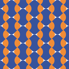 Abstract Retro Geometric Seamless Pattern Trendy Fashion Colors Perfect for Allover Fabric Print or Wrapping Paper Minimal Basic Chic Design