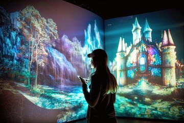 Hologram Display technology for interactive entertainment experiences: holographic video games or concerts. Used in theme parks or other entertainment venues to make engaging experiences for visitors.