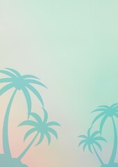 Plakat Bright and shaded atmosphere summer sea background illustration