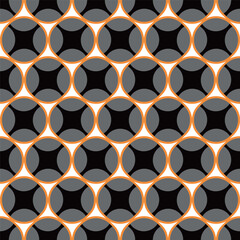 Abstract Retro Geometric Seamless Pattern Trendy Fashion Colors Perfect for Allover Fabric Print or Wrapping Paper Minimal Basic Chic Design