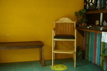 children chairs and table in a room