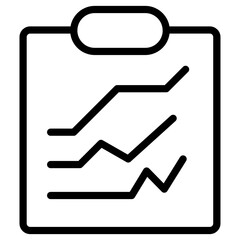 notepad graph icon