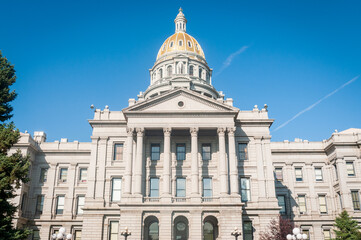 Obraz premium Outside of the Colorado State Capitol