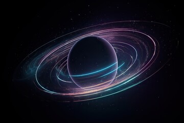 Obraz premium close up Space scene with planets, stars and galaxies. Space galaxy background with planet and asteroids. Generative Ai.