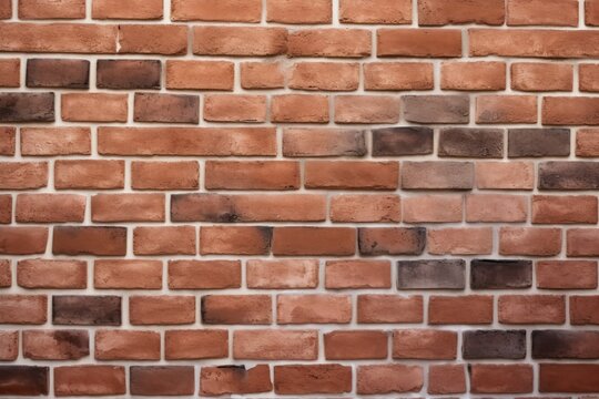 Authentic Brick Wall Texture Background for Your Designs, Generative AI