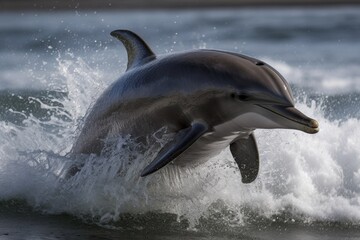 Witness the grace and agility of the dolphin in action