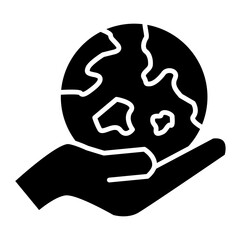 Illustration of Save the Earth design Icon