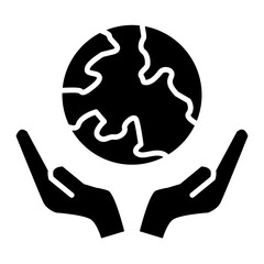 Illustration of Save the Earth design Icon