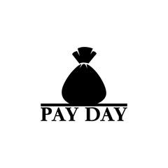 Pay day icon isolated on transparent background