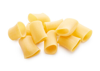 Pasta penne isolated on white background