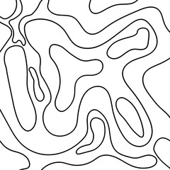 Topography pattern vector line with SVG format. Map background. Grid map