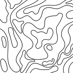 Topography pattern vector line with SVG format. Map background. Grid map