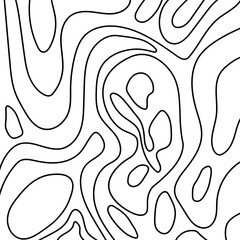 Topography pattern vector line with SVG format. Map background. Grid map