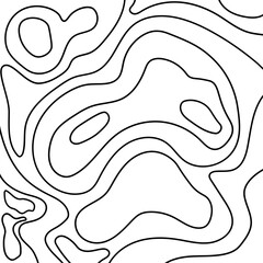 Topography pattern vector line with SVG format. Map background. Grid map