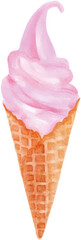 ice cream watercolor png