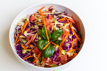 thai salad with grapefruit, mallorca, spain