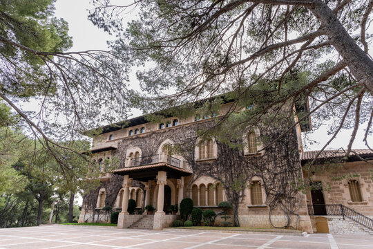 Marivent Palace, summer residence of the Spanish royal family, Cala Mayor, Palma, Majorca, Balearic Islands, Spain