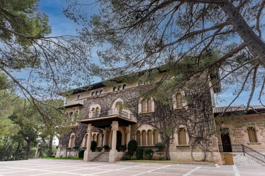 Marivent Palace, summer residence of the Spanish royal family, Cala Mayor, Palma, Majorca, Balearic Islands, Spain
