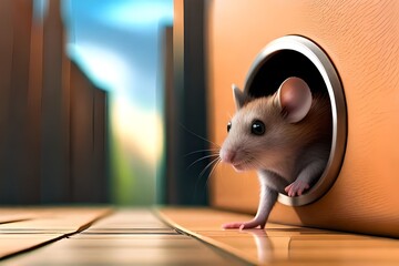 hamster mouse, Generative AI