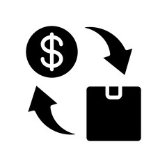Money for Goods Glyph Icon