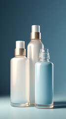 bottle of perfume mockup