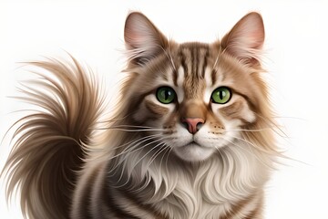 Funny cat, Generative AI