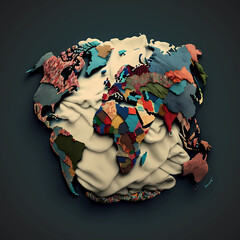 World made from clothes