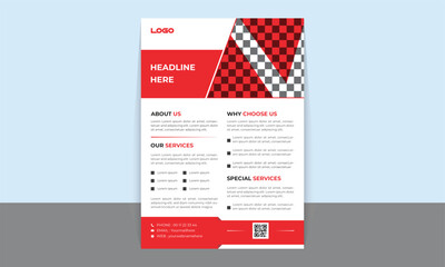 Flyer design, photography flyer, dl flyer, business flyer, corporate flyer New corporate flayer design. A4 size design vector illustrator flayer layout. Business Flyer Layout with Gradients CMYK.	