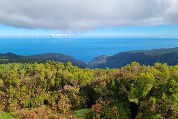 Fototapeta premium Beautiful view of the Atlantic Ocean from the island of Madeira.