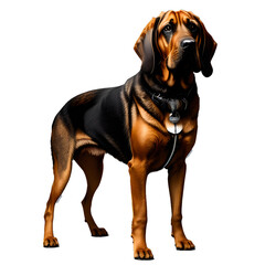 Obraz premium An illustration dog(Bloodhound)