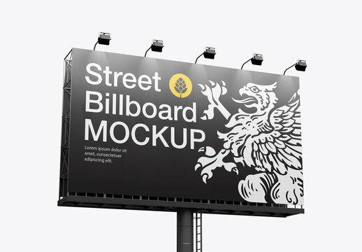 Outdoor Billboard Mockup