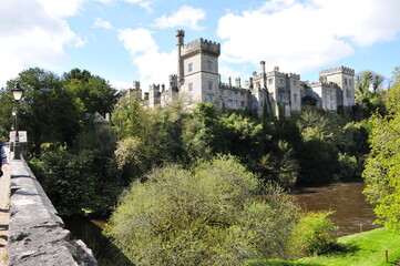 Lismore Castle on Blackwater river  , town of Lismore ,county Waterford , region Munster , Ireland