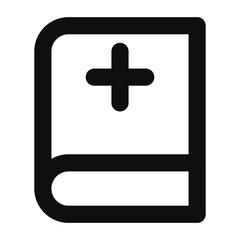 Obraz premium add book icon