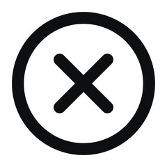 Obraz premium crisscross icon