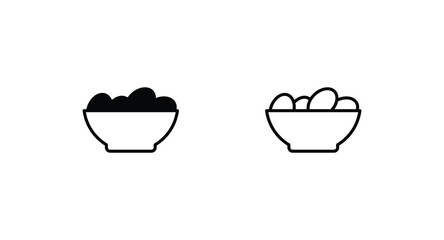 Food icon design with white background stock illustration