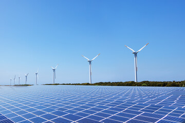 脱炭素社会の為のソーラーパネルと風量発電装置
